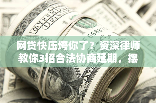济南网贷快压垮你了？资深律师教你3招合法协商延期，摆脱暴力催收！