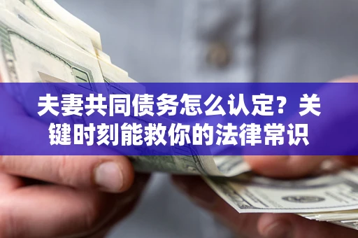 济南夫妻共同债务怎么认定？关键时刻能救你的法律常识