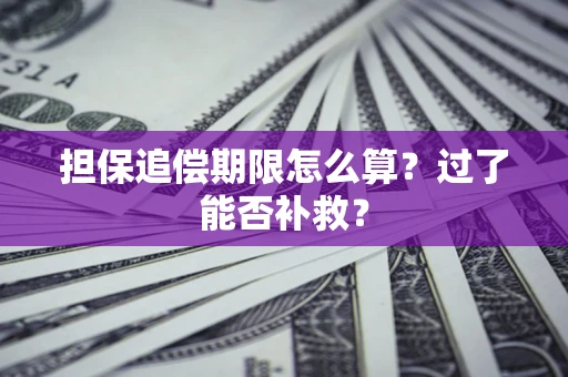 济南担保追偿期限怎么算？过了能否补救？